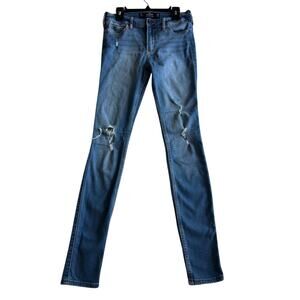 Hollister Mid Rise Super Skinny Jeans Size 1R